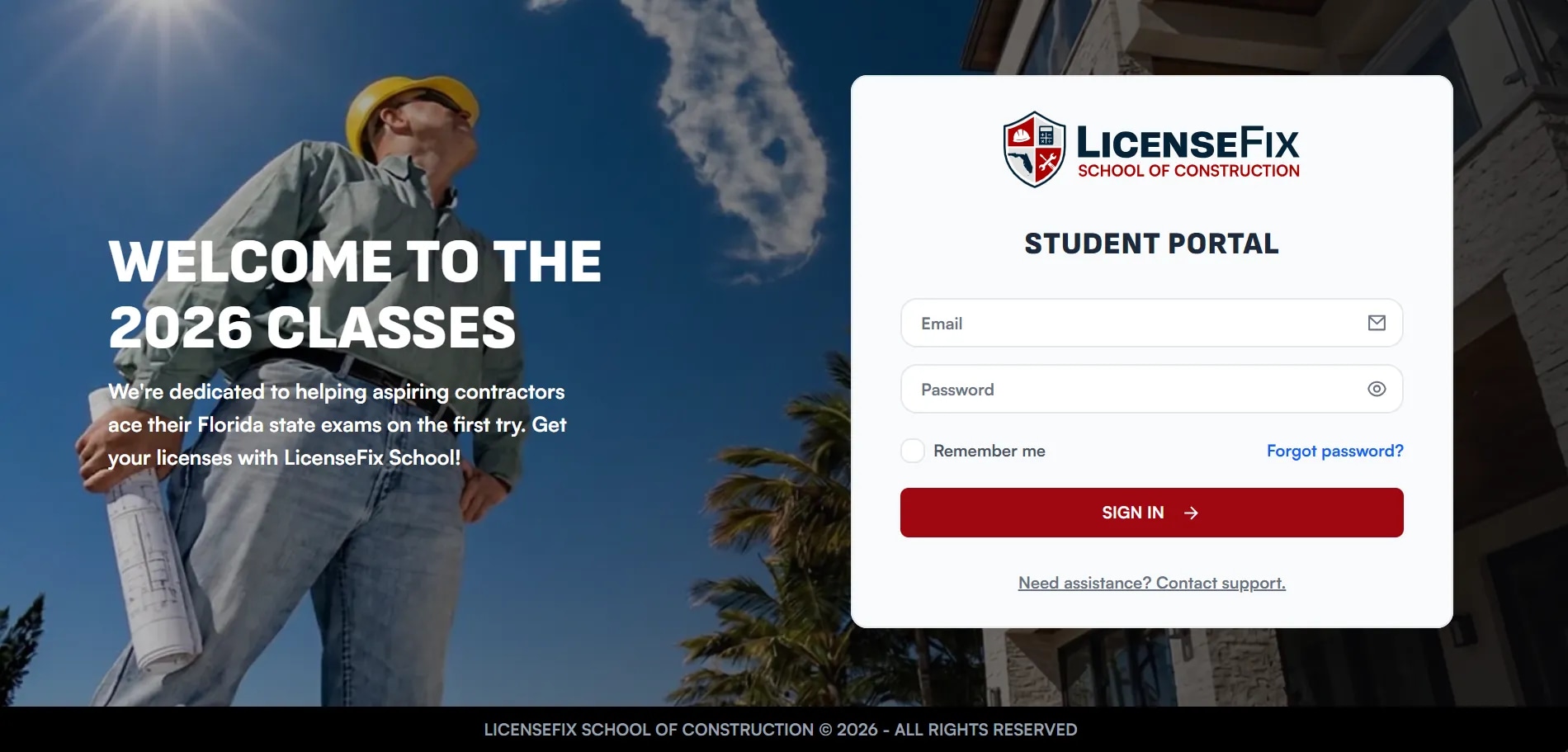 Practice Exam Portal Preview
