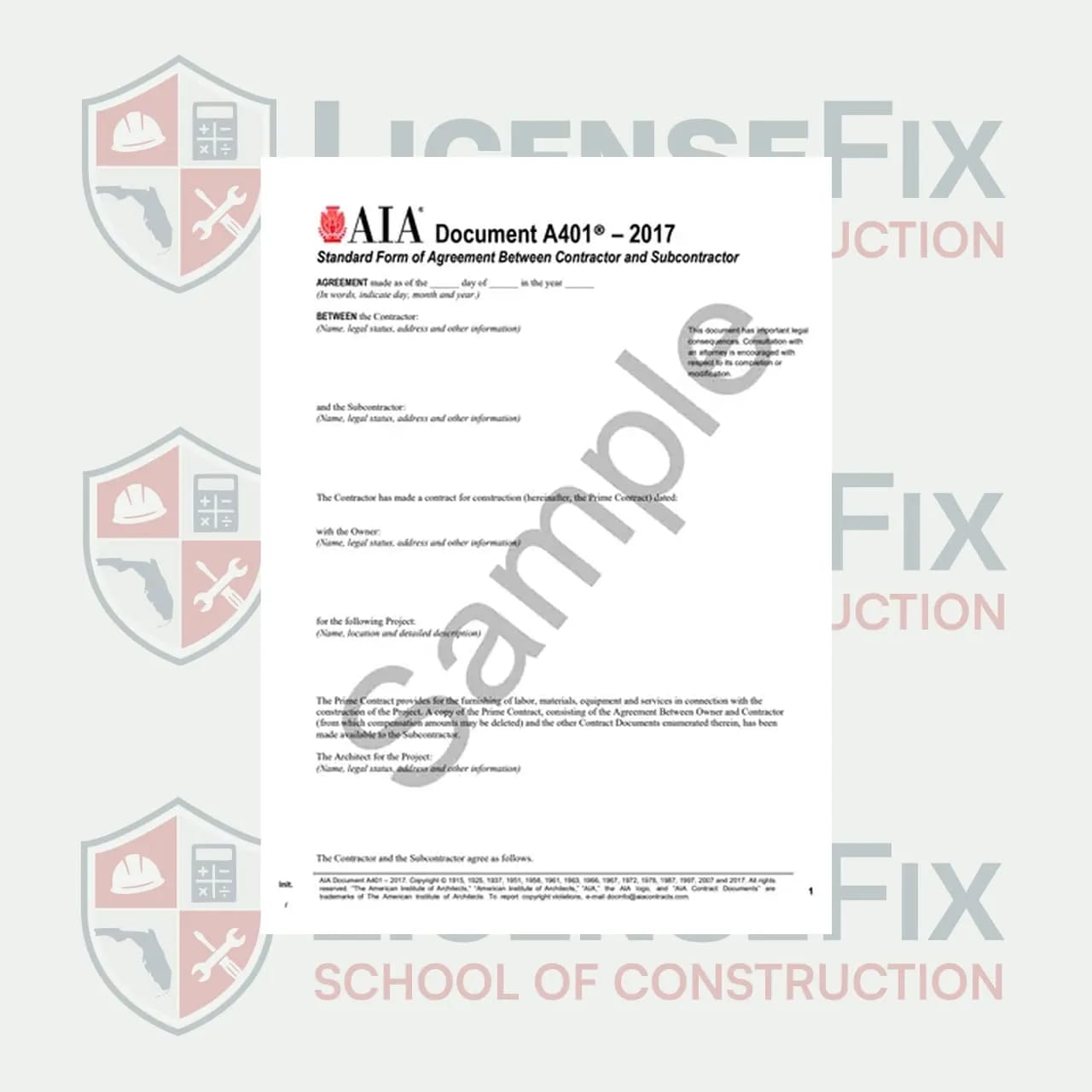 AIA Document A401 - 2017