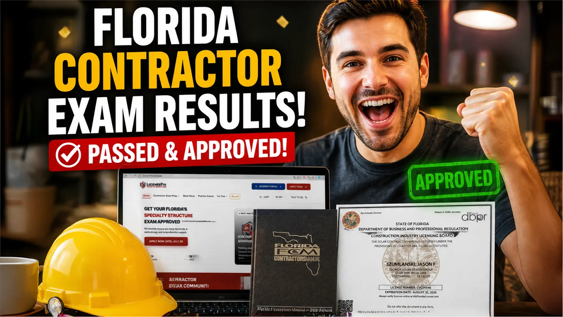 Florida contractor exam results | License Fix School