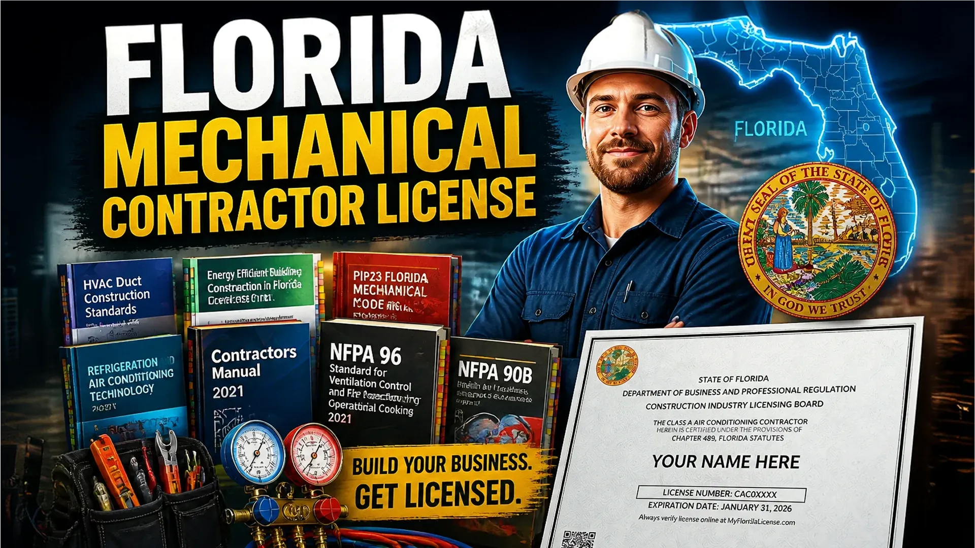 Florida mechanical contractor license exam prep | License Fix School
