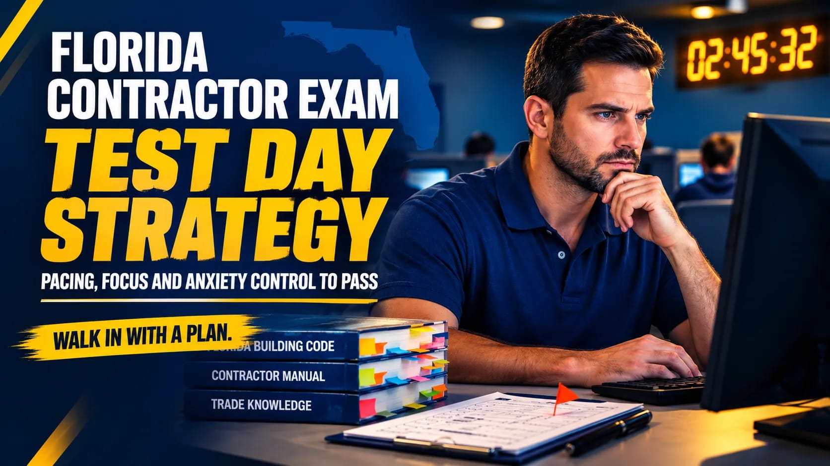 Florida Contractors Exam Tips: What to Do on Test Day to Actually Pass