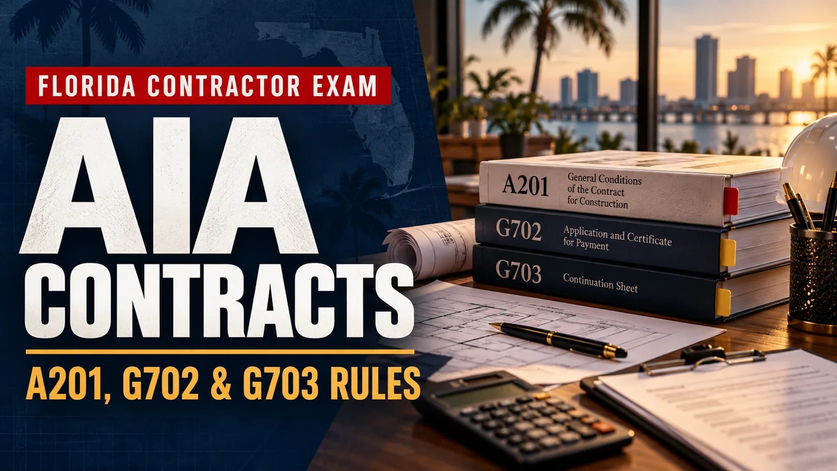 AIA Documents Florida Business and Finance Exam Cover