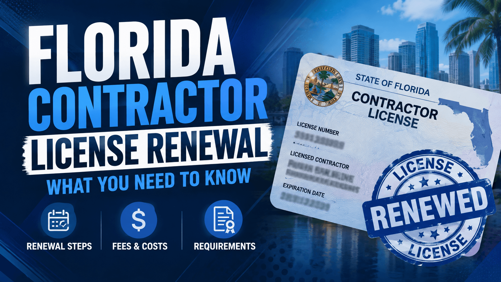 Florida Contractor License Renewal: 2026 Guide