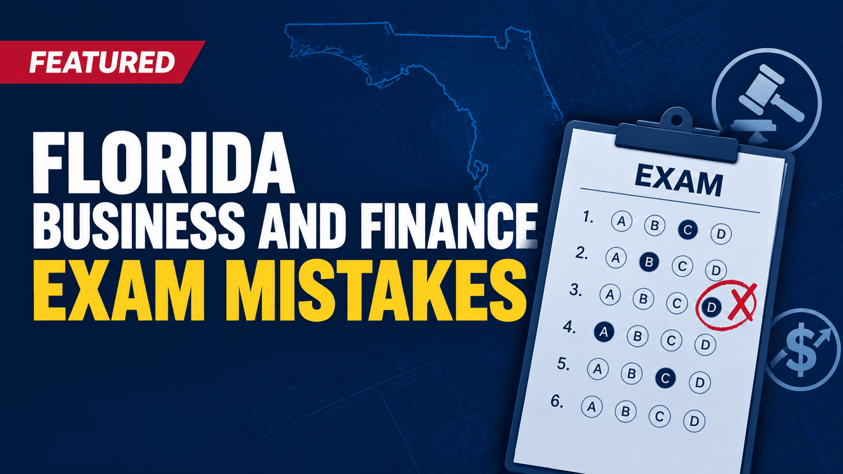 Florida Business and Finance Exam Mistakes to Avoid