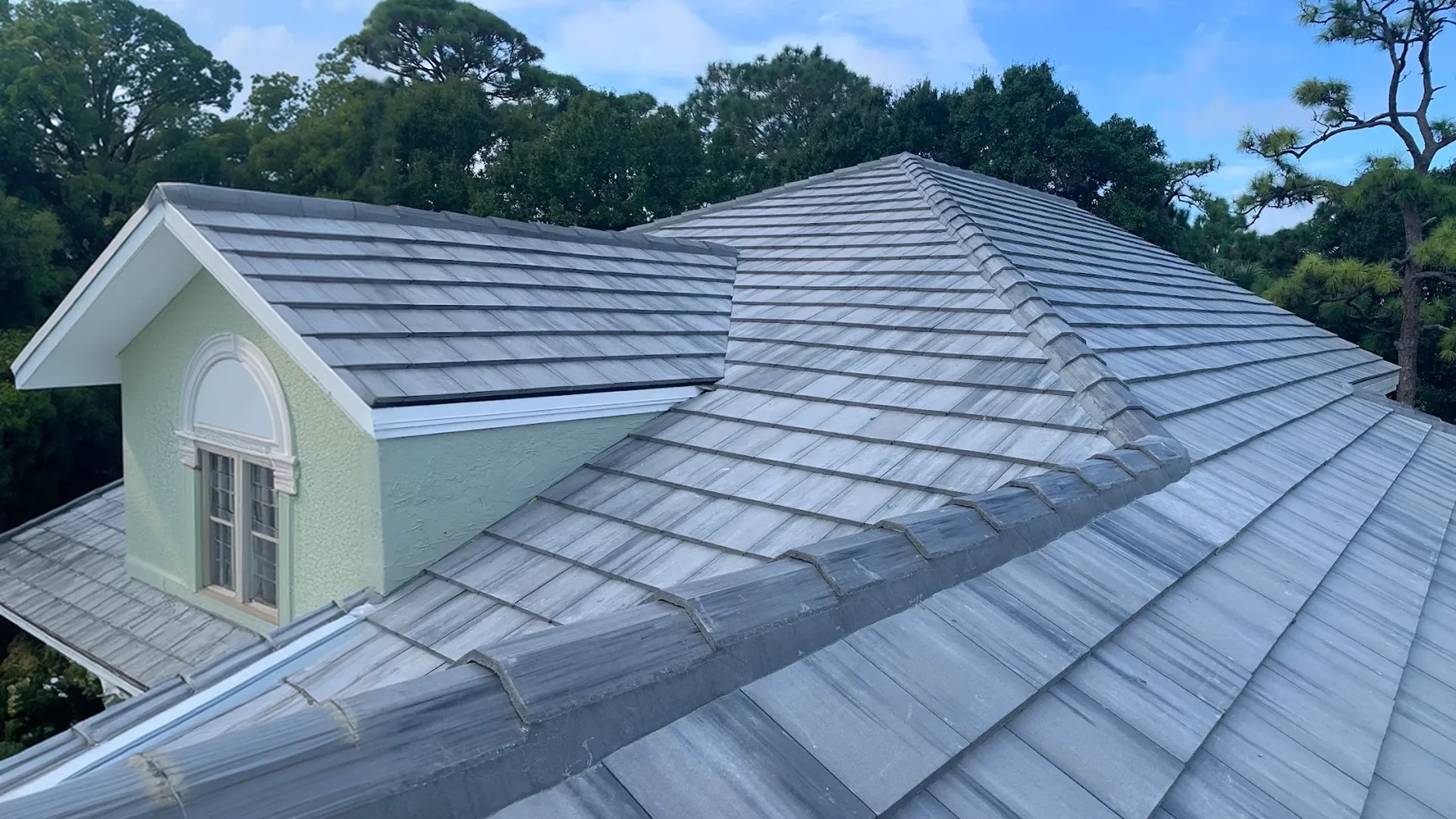 Metal roofing materials Florida new roof installation