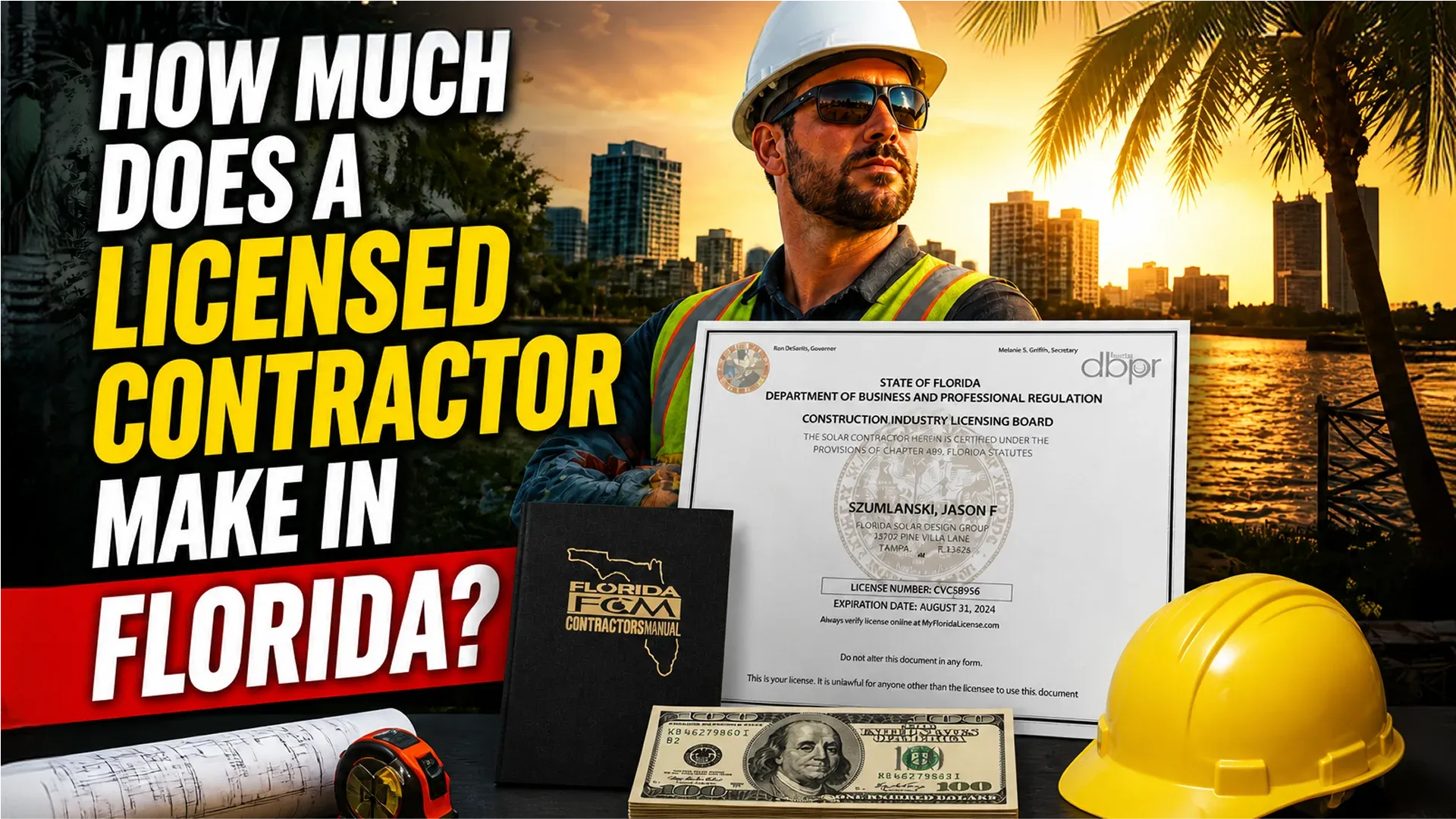 How Much Does a Licensed Contractor Make in Florida?