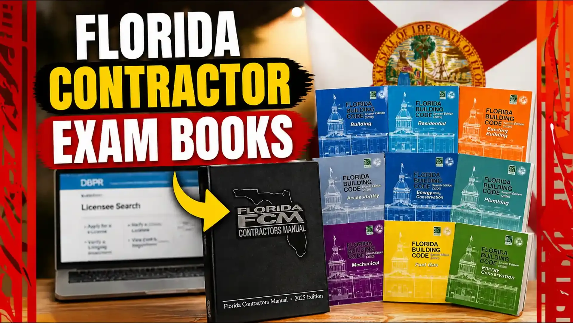 Florida contractor exam Books